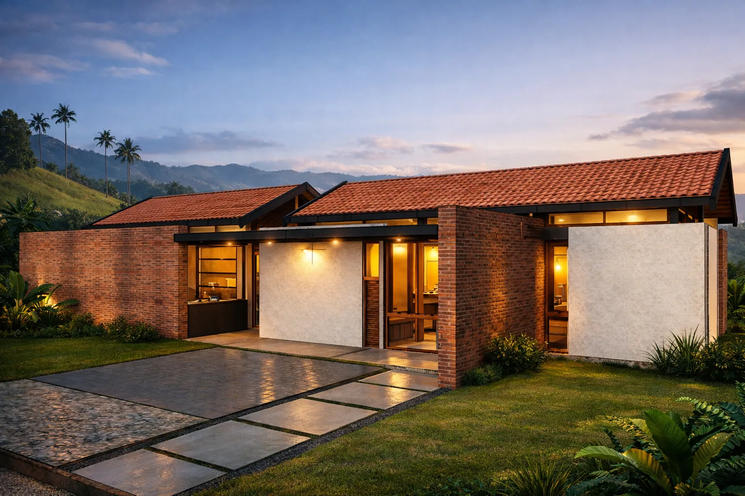 Fachada de casa en Senderos del Jazmín